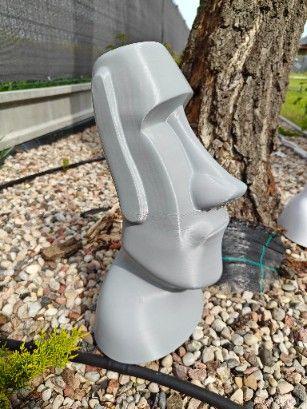 Duża rzeźba ogrodowa - Moai Head/Easter Island