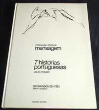 Livro Mensagem Fernando Pessoa 7 histórias Júlio Pomar Numerado