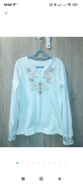 Вышиванка "Фламинго" на девочку 146р.