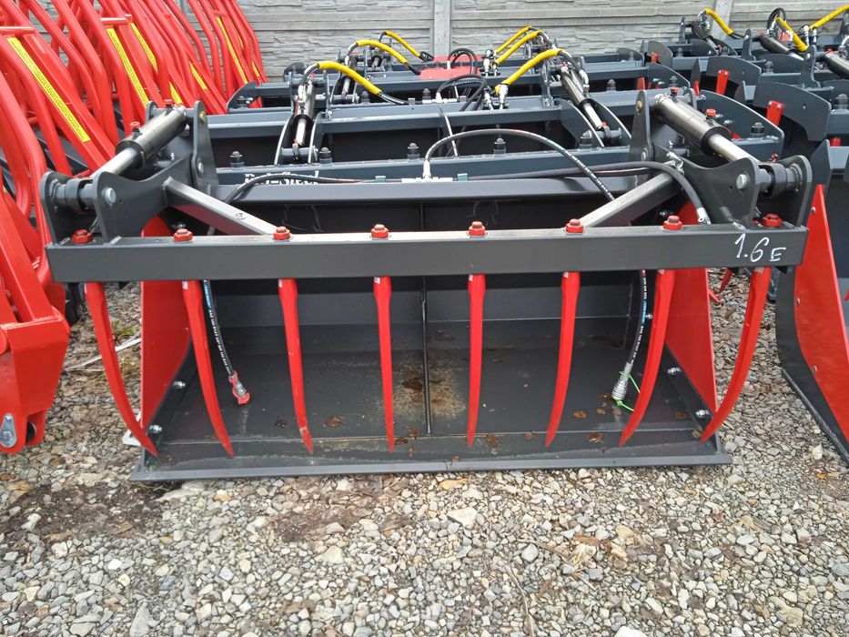 Łyżko-krokodyl  szuflo-krokodyl ROL-STEEL 2 siłowniki 1,8m