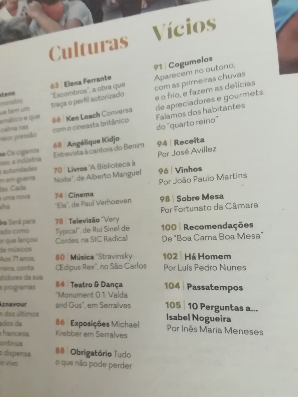 A revista do expresso de 2016