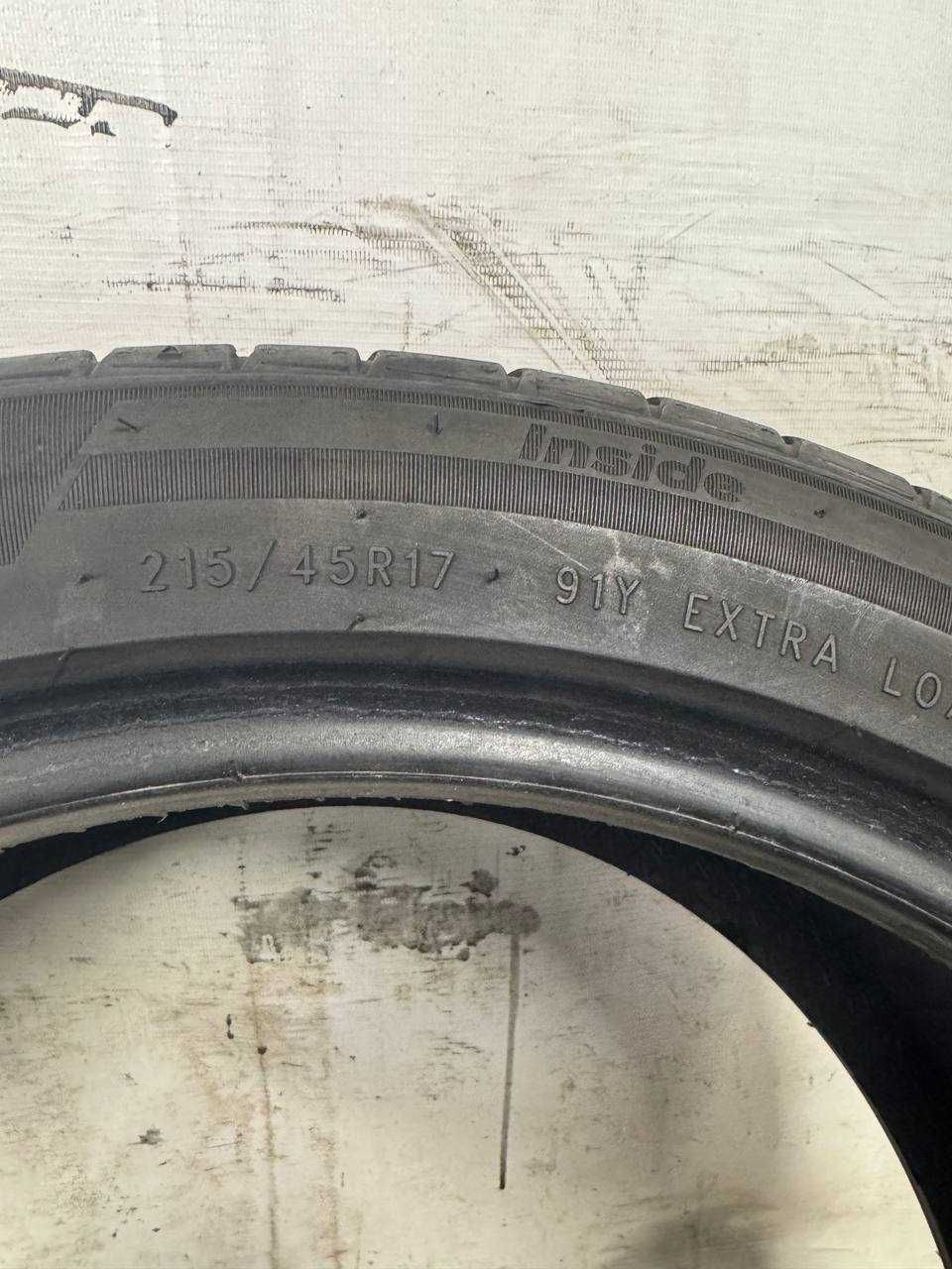 215/45/17 R17 Ceat SportDrive 91Y 2шт Літо б/в 5+мм