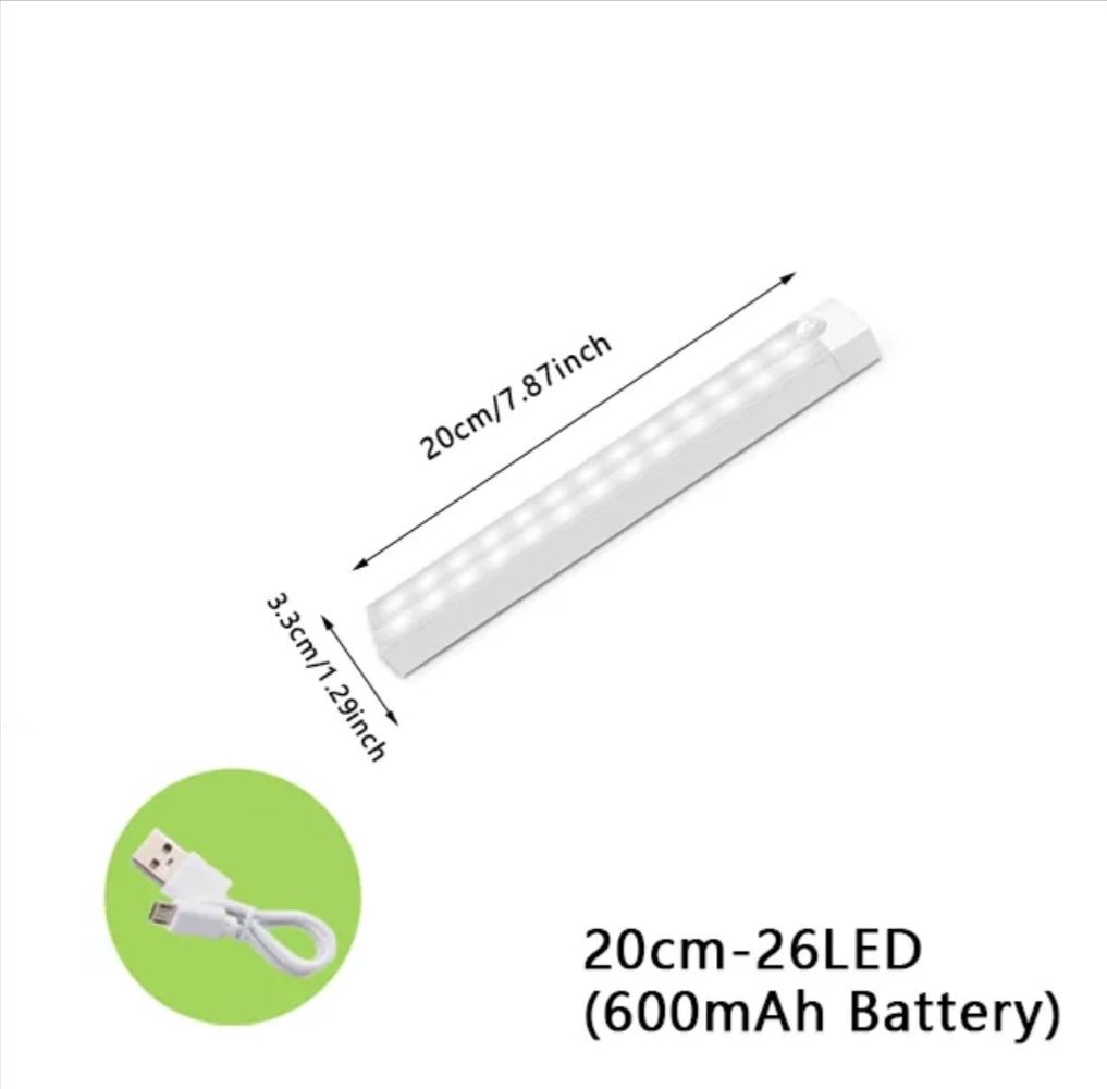 Бездротова/індукційна LED лампа світильник 20см 600mAh