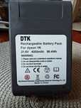 DTK Bateria Akumulator do Dyson V7 4Ah V7 21.6V 4000mAh zamiennik