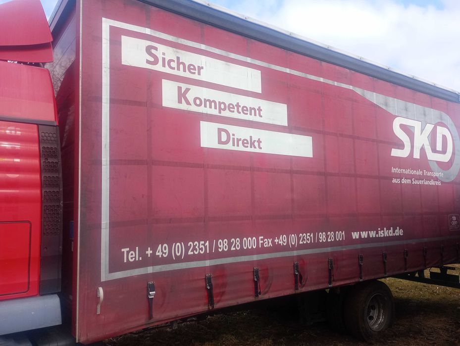 Zabudowa Skrzynia Ładunkowa Plandeka Firanka Kontener Drzwi Aluminiowe