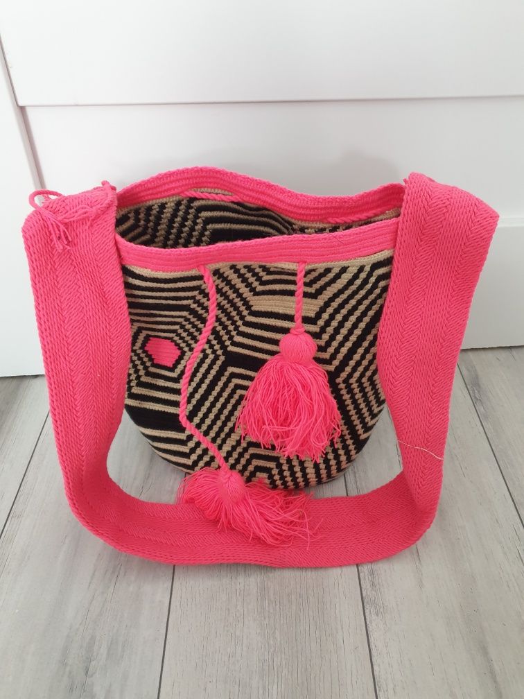 Torebka torba worek boho kolumbijska vintage nowa