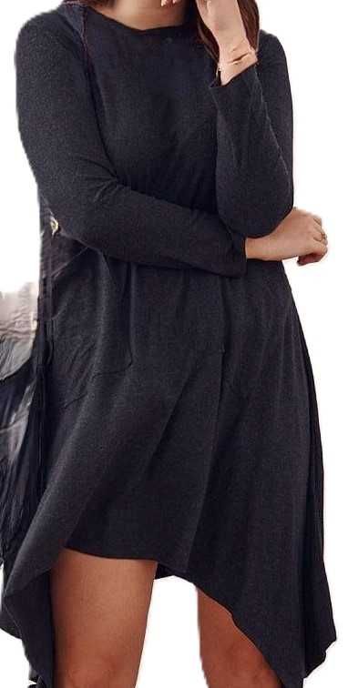 Asymetryczna sukienka plus size,  3XL-4XL, nowa