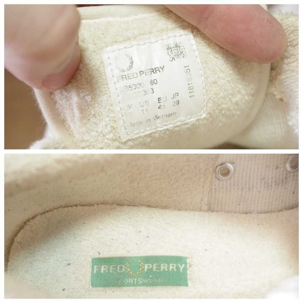 Кеды Fred Perry оригінал 45 розмір тканина літо ідеальний стан