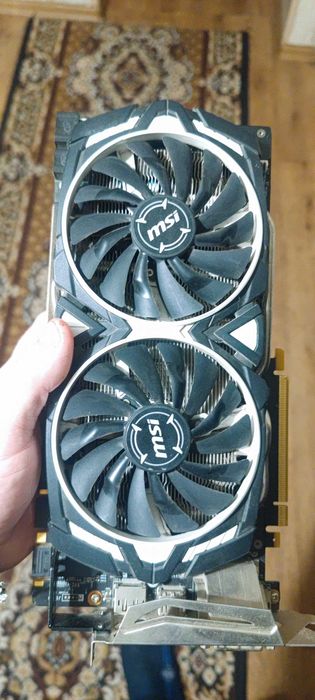Продам видеокарту Msi Armor 1080GTX 8Gb