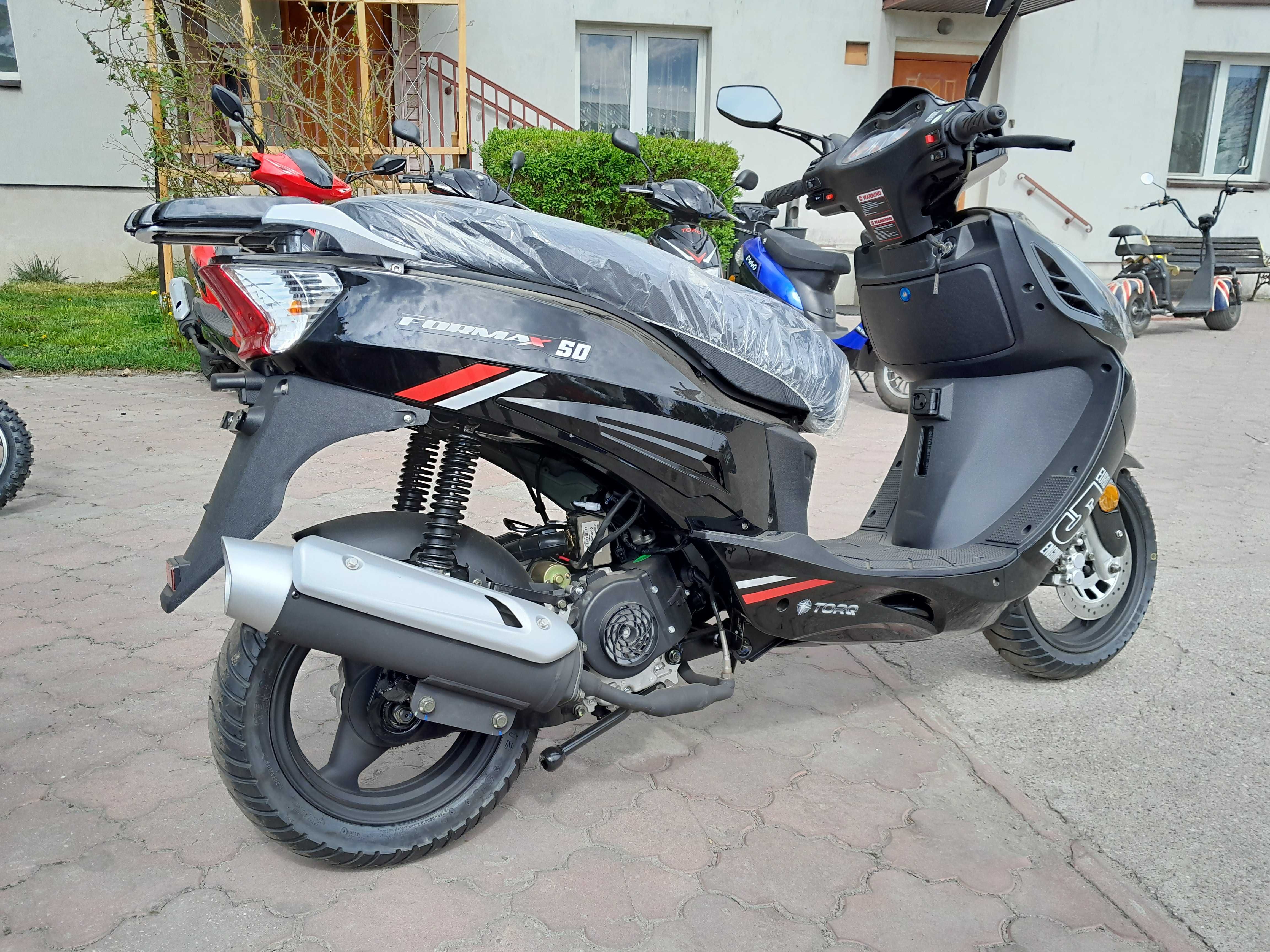 MAXI DUŻY Skuter 49cc TORQ FORMAX jak Junak RATY!!! Dostawa gratis