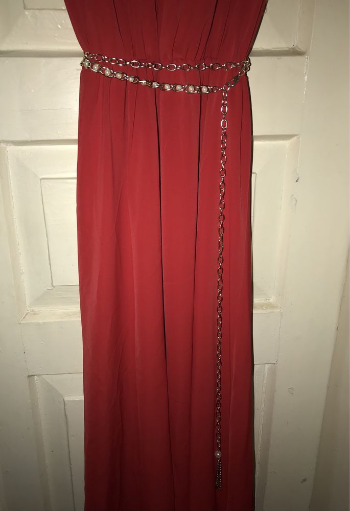 Сукня червона максі розмір (L-XL)