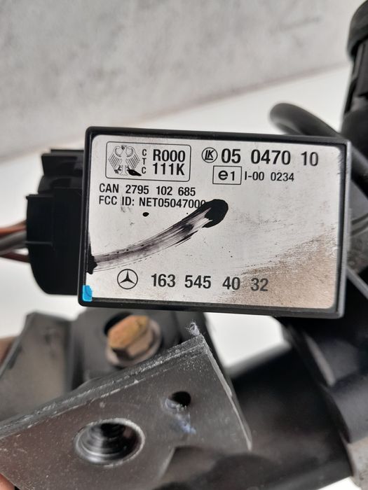 Комплект ЕБУ Mercedes ML 163 2.7 CDI АКПП