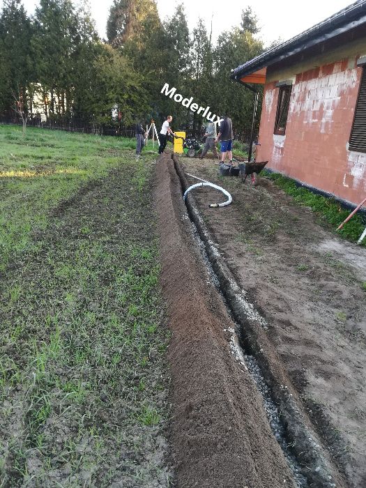 Odwodnienia budynków, drenaże, izolacja oraz ocieplenia fundamentów