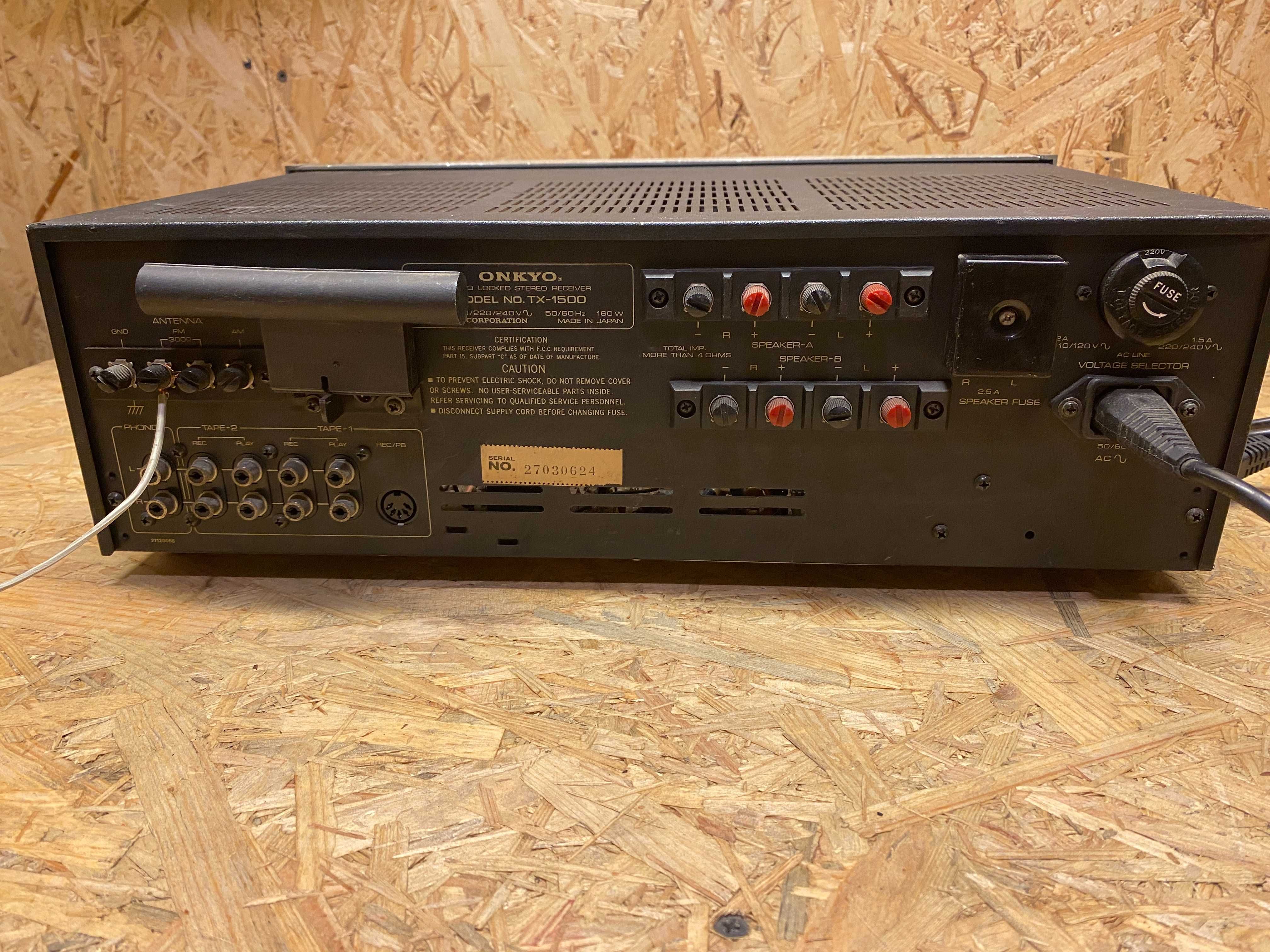 Amplituner Onkyo TX 1500 Vintage (film pokazowy)