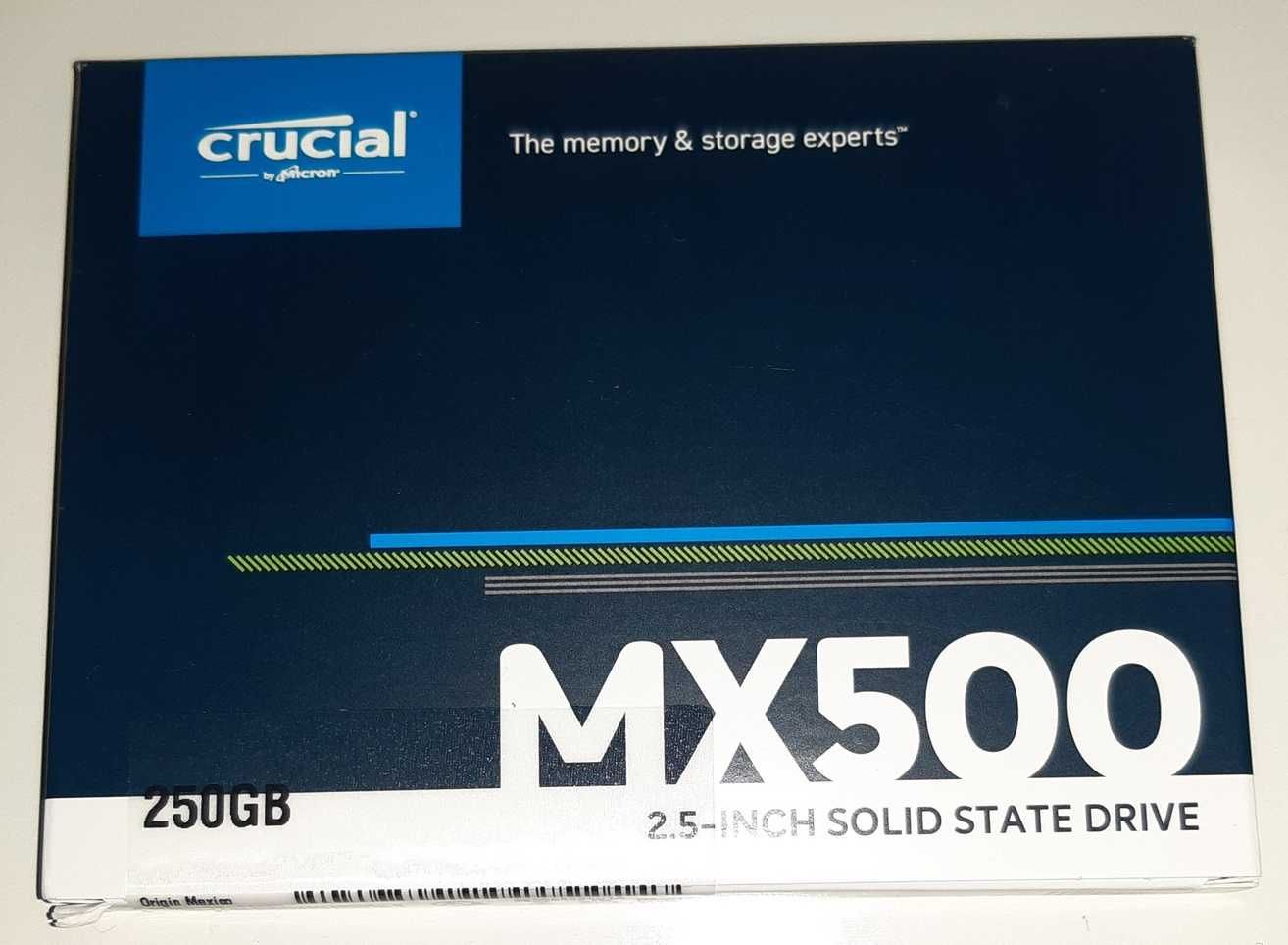 Dysk Crucial MX500 250GB 2,5" SATA SSD + Nowa Obudowa Orico USB 3.0