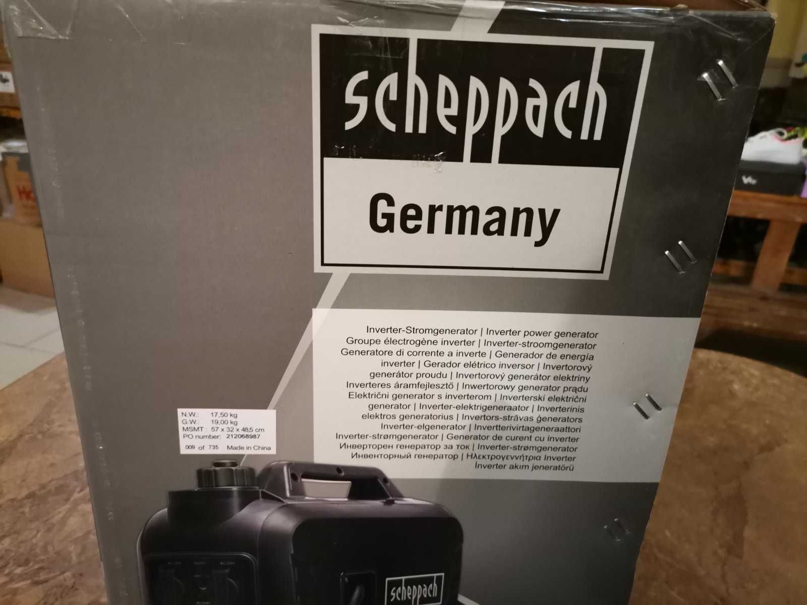 Генератор  Scheppach SG2500i black edition інверторний