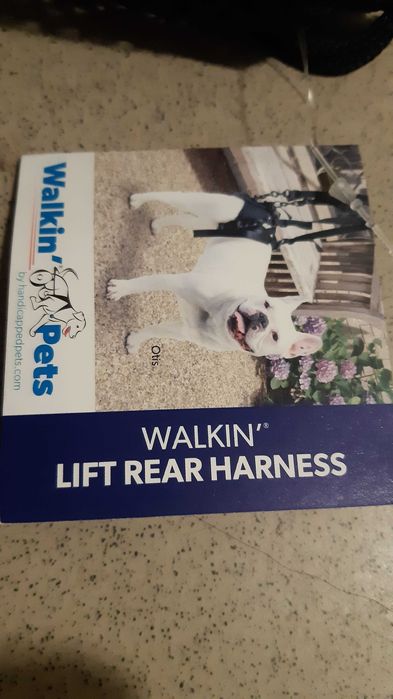 Uprząż do wózka inwalidzkiego na tył