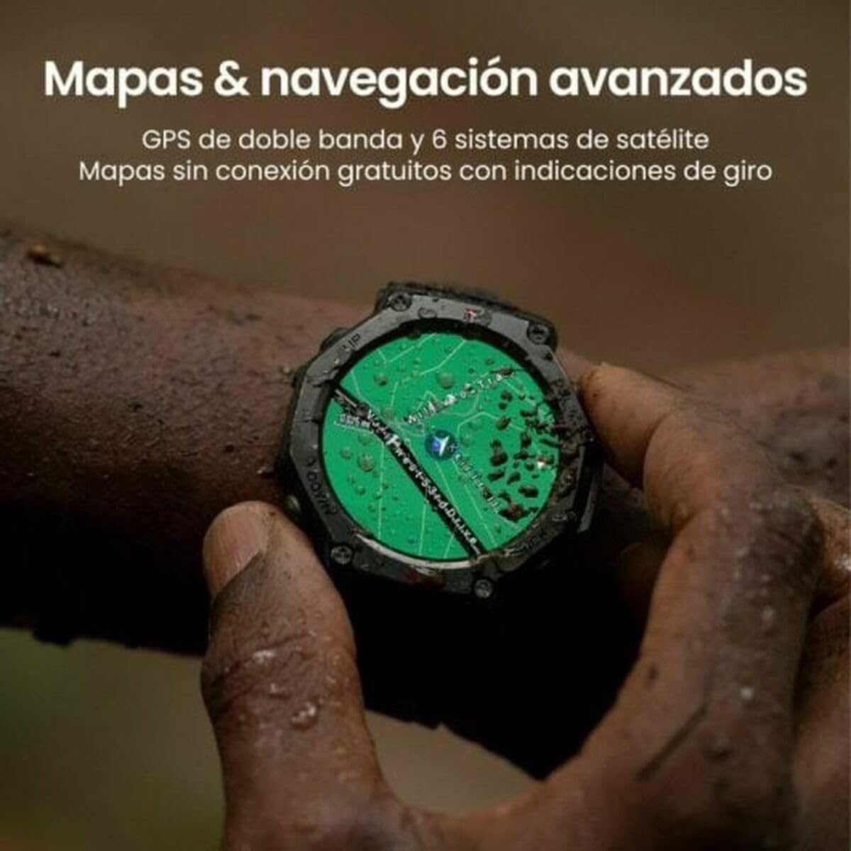 Smartwatch Amazfit T-Rex 3 GPS Amoled NFC Wi-Fi 10 ATM Onyx Black