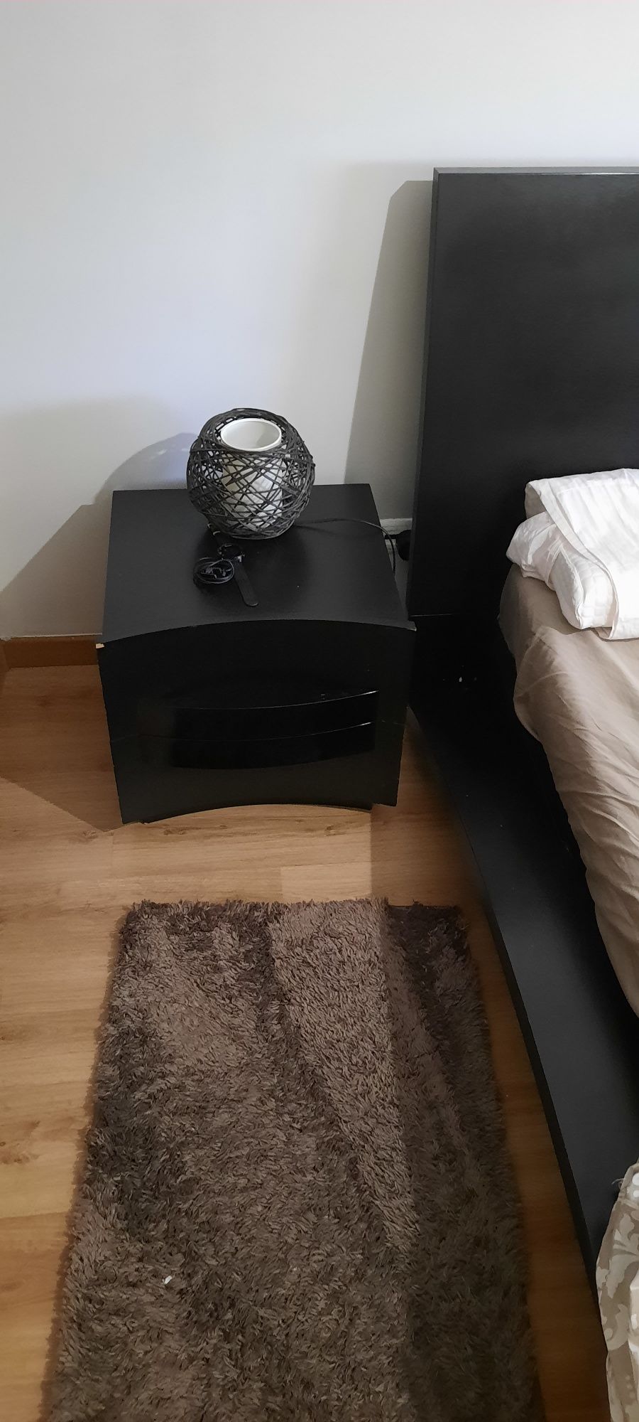 Mobília de quarto casal madeira carvalho