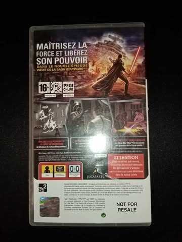 Oryginalne pudełko do gry Star Wars: The Force Unleashed PSP
