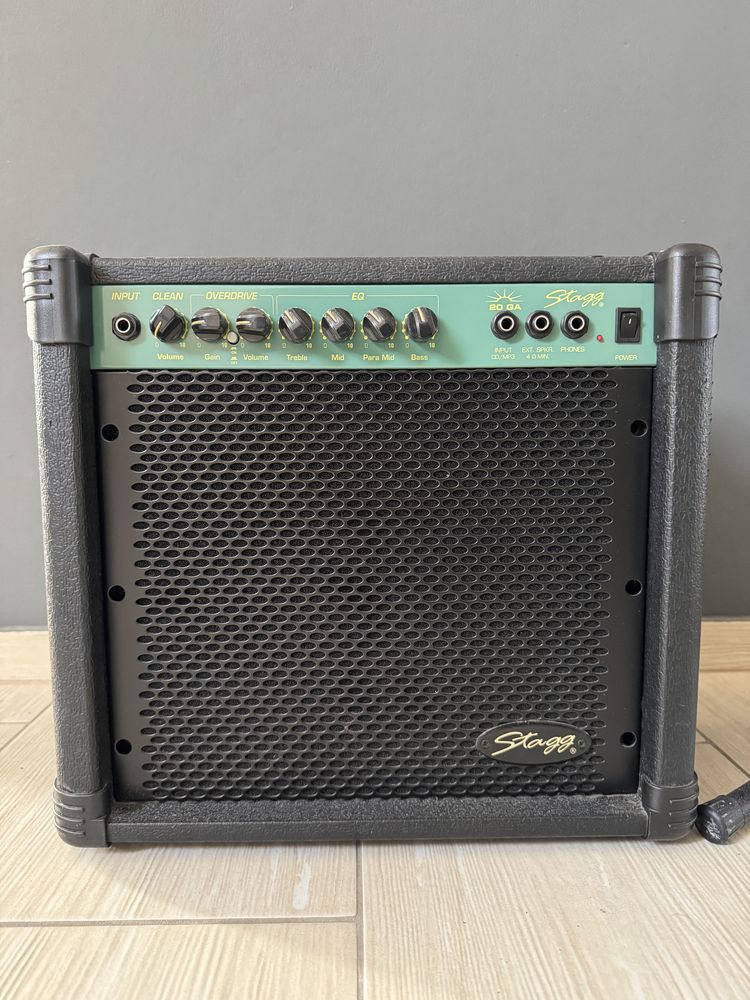 Gitara elektryczna Silverstone + wzmacniacz Stagg 20GA