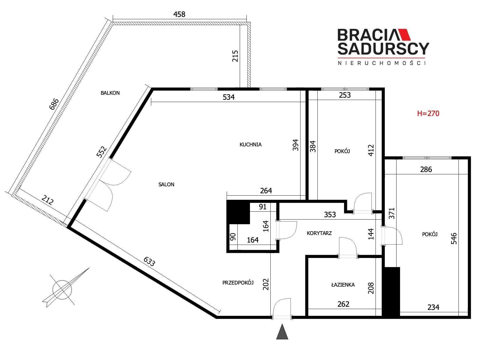 ul. Przedwiośnie | Przestronny salon | Duży balkon
