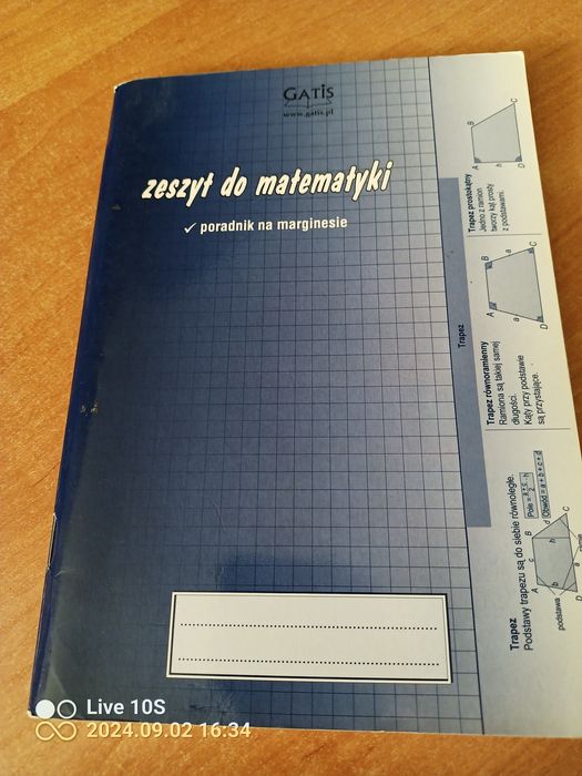 Zeszyt z poradnikiem do matematyki drugi  gratis