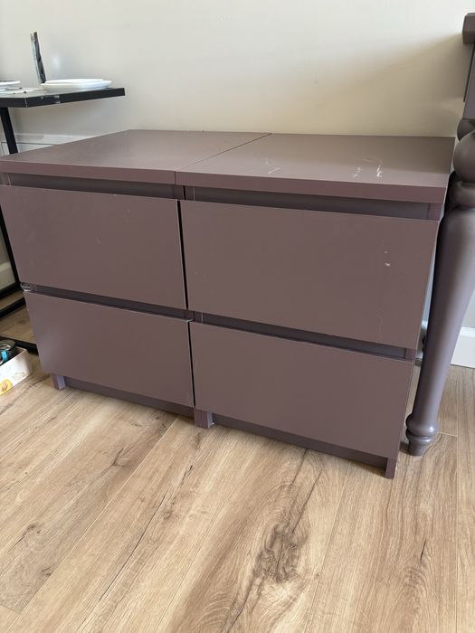 IKEA MALM – 2 komody, 4 szuflady