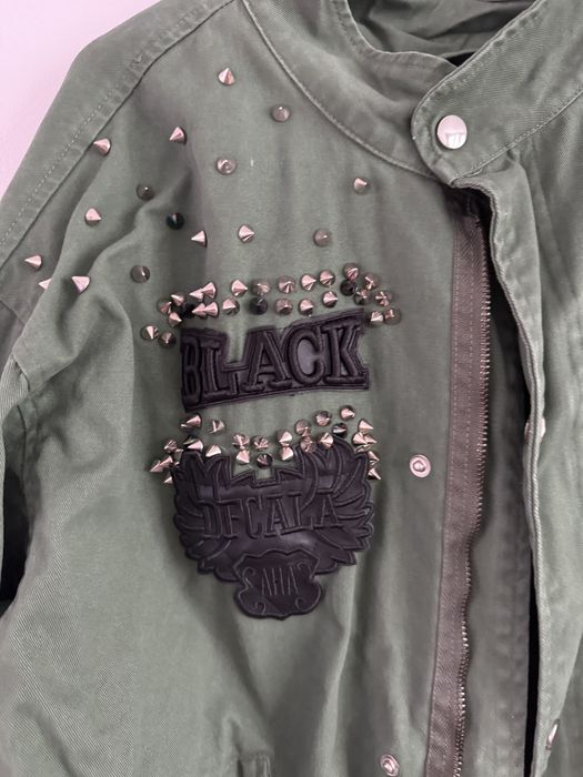 Parka kurtka szwetka wiosna khaki L XL