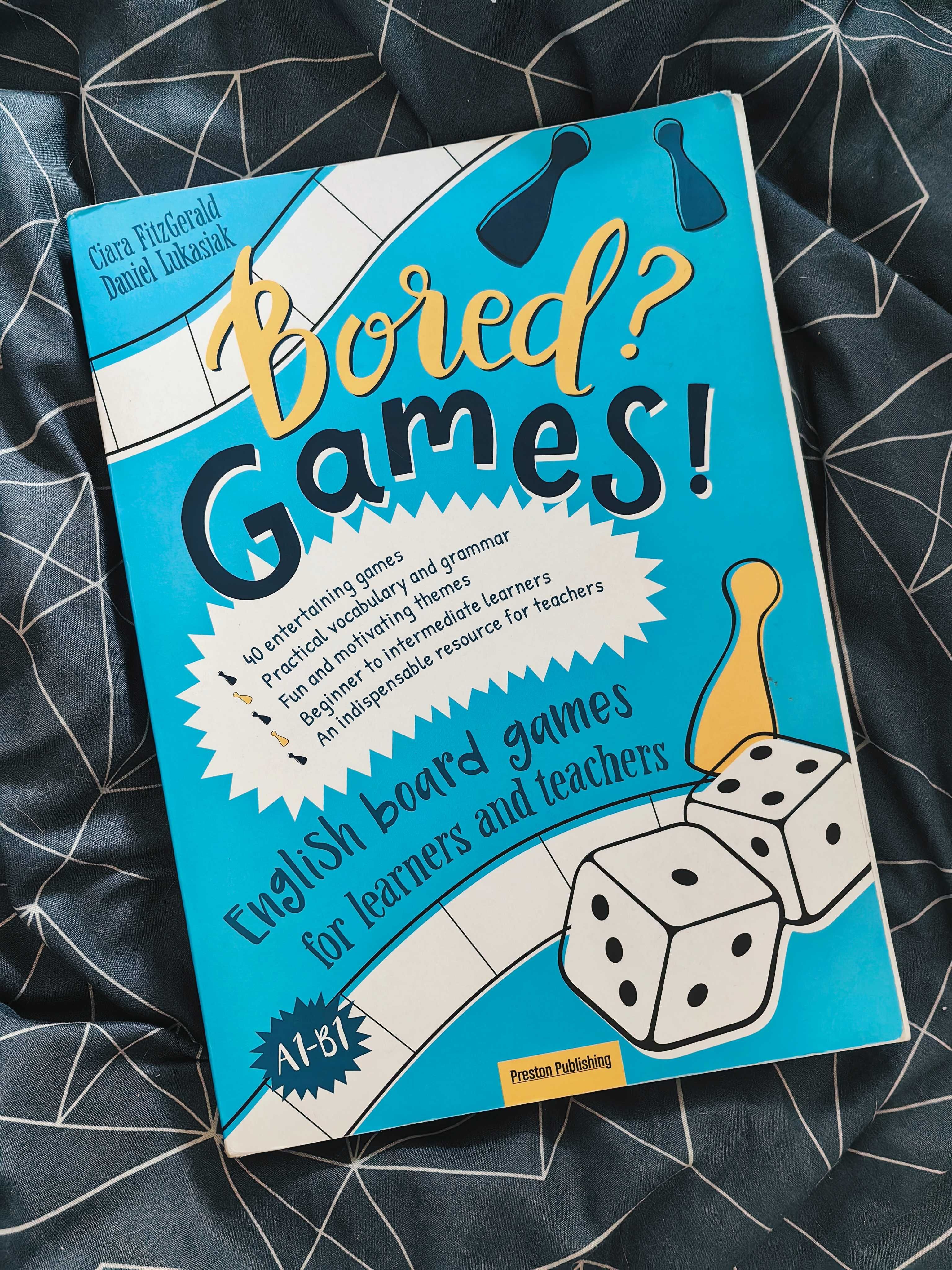 Bored? Games Gry do nauki angielskiego A1-B1 książka Preston
