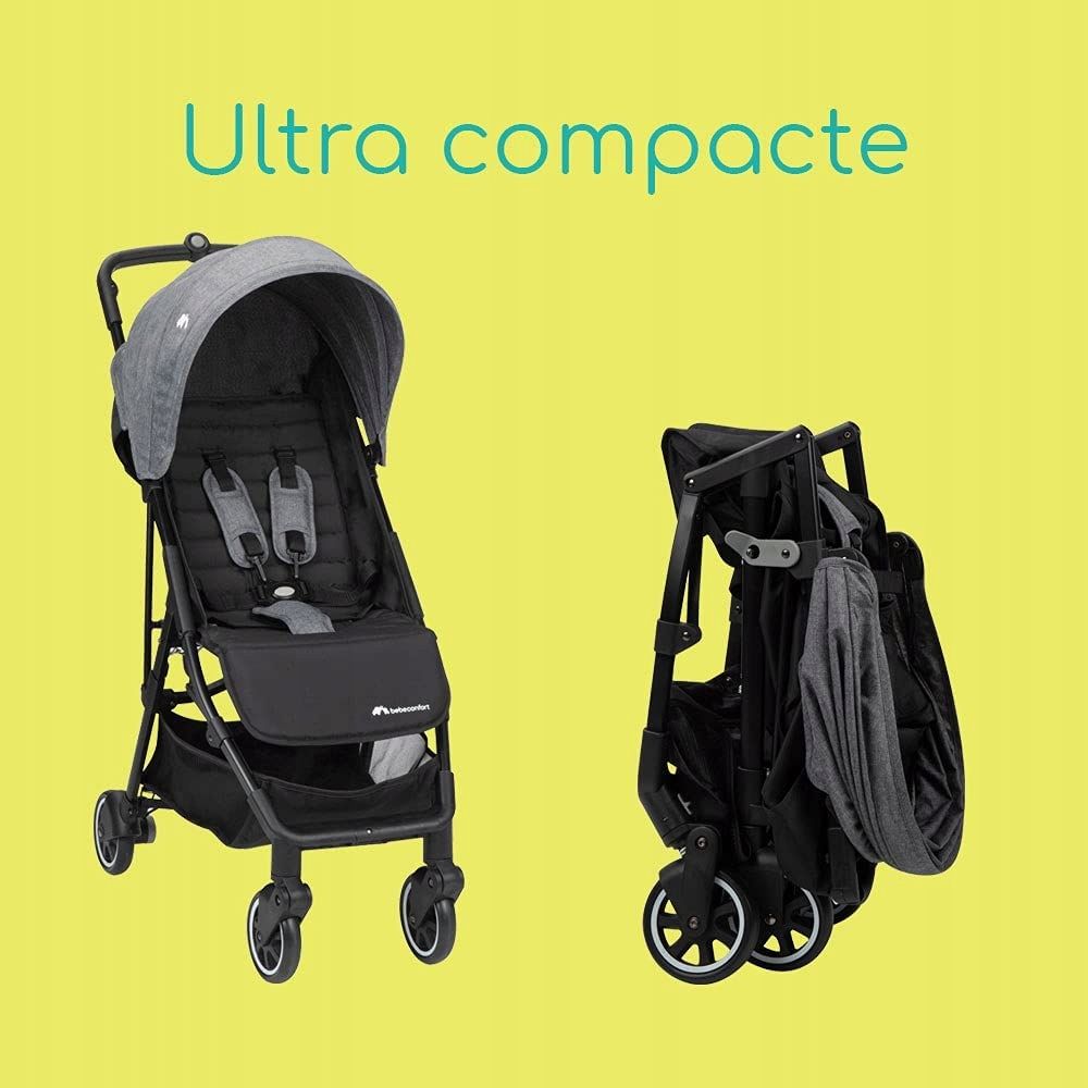 Bebe Confort Teeny 3d lekki wózek spacerowy black