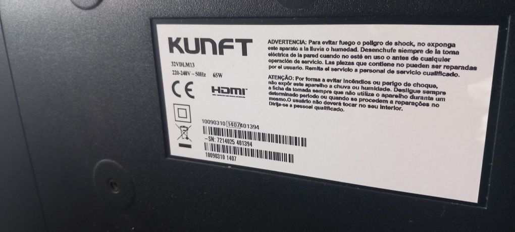 LED tv 32 polegadas  Kunft