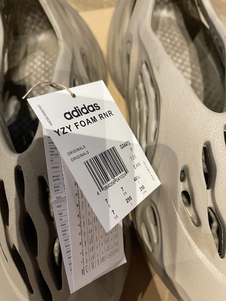 Yeezy Foam Runner Stone Sage 40, 7 US Nowe
