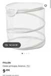 Cesto de roupa  FYLLEN (ikea)