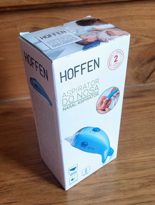 Aspirator do nosa HOFFEN z melodyjką delfin niebieski