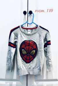 Sweter bluza Spiderman 110 C&A szary Marvel Avengers