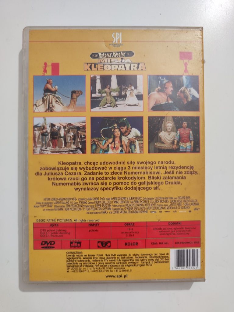 Asterix & Obelix Misja Kleopatra - płyta DVD