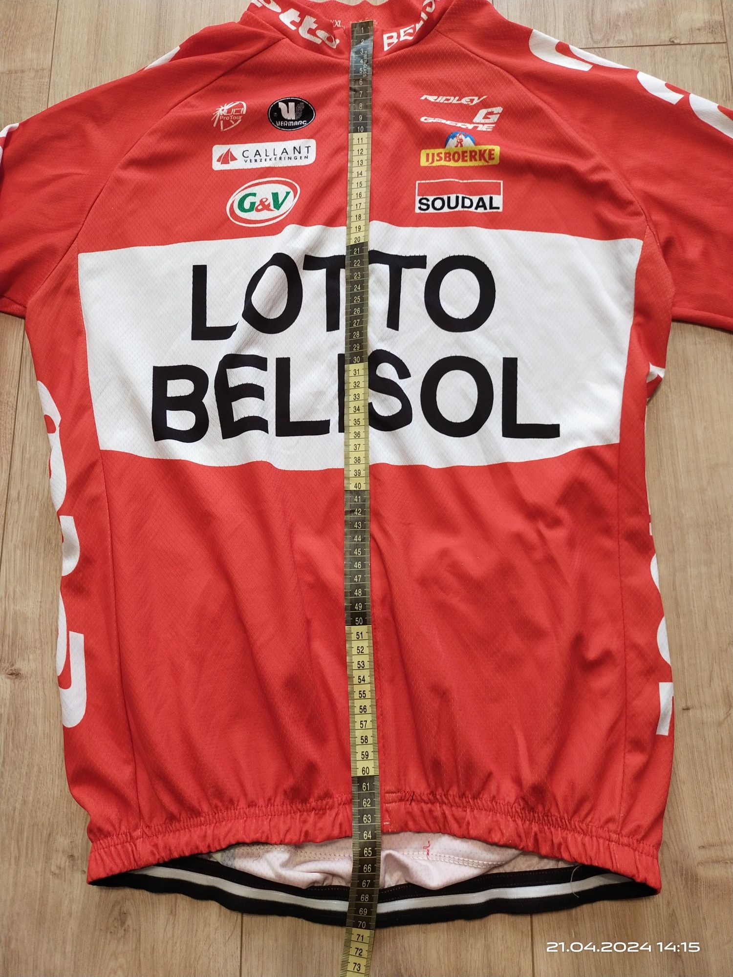 Bluza rowerowa kolarska Lotto Belisol vermarc 2014