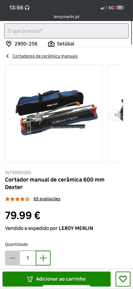 Maquina azuleiro NOVA