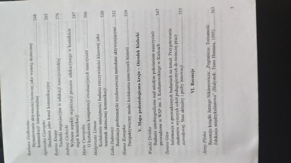 Myśl pedeutologiczna i działanie nauczyciela , 1997 r