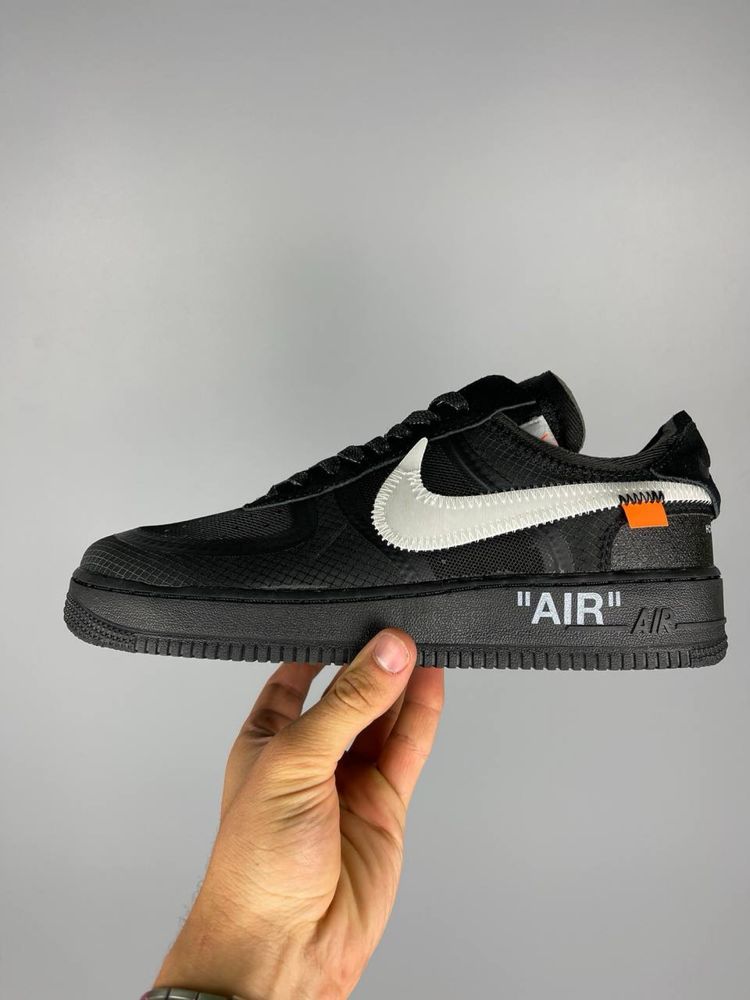 Off-White x Nike Air Force “Black” and “White” Повна омплектація 40-45