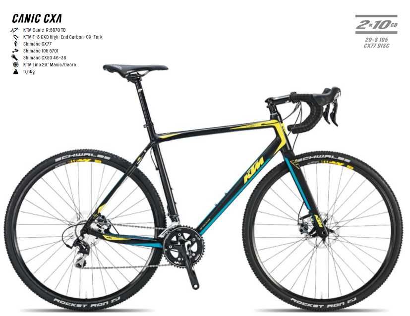 Bicicleta Ciclocrosse KTM Canic CXA