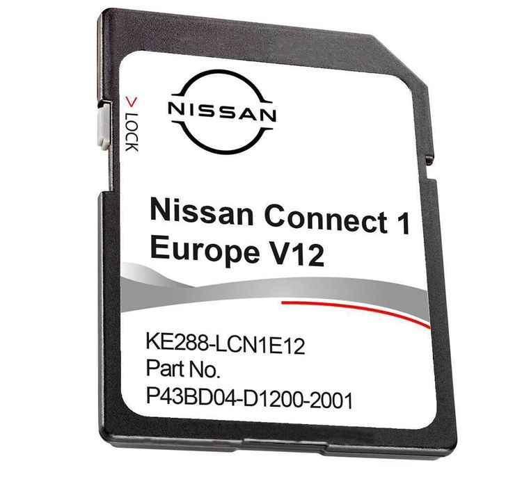 Cartão GPS NISSAN Connect 1 Connect 2 Connect 3 - 2022 v12 c/ radares
