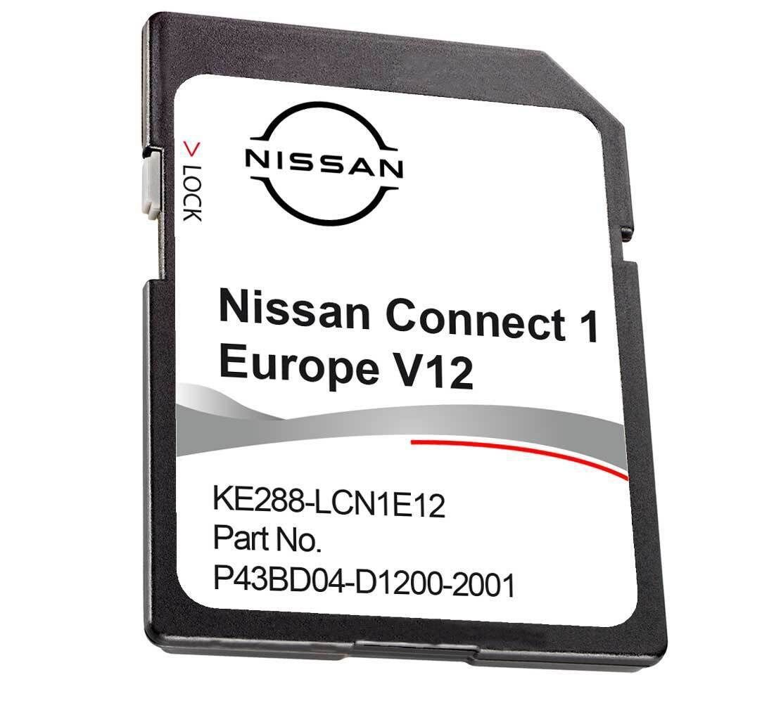 Cartão GPS NISSAN Connect 1 - 2022 v12 c/ radares Qashqai Juke Micra