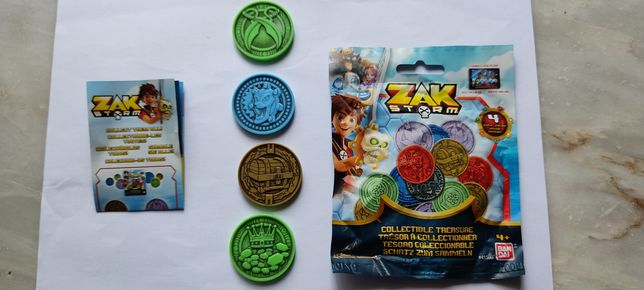 Zak storm moedas colecionáveis