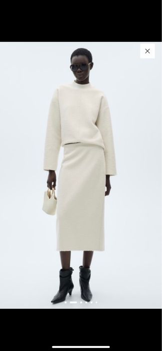 Костюм теплий білого кольору