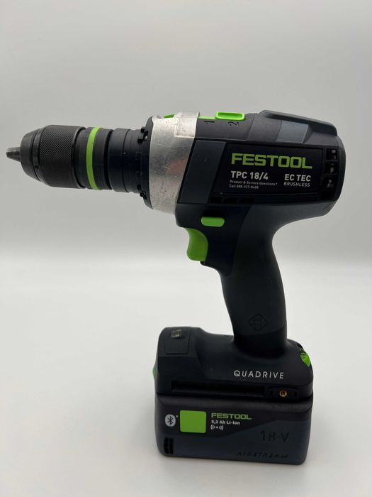 FESTOOL TPC 18/4 Wiertarko-wkrętarka udarowa/2x5.2Ah/Ładowarka