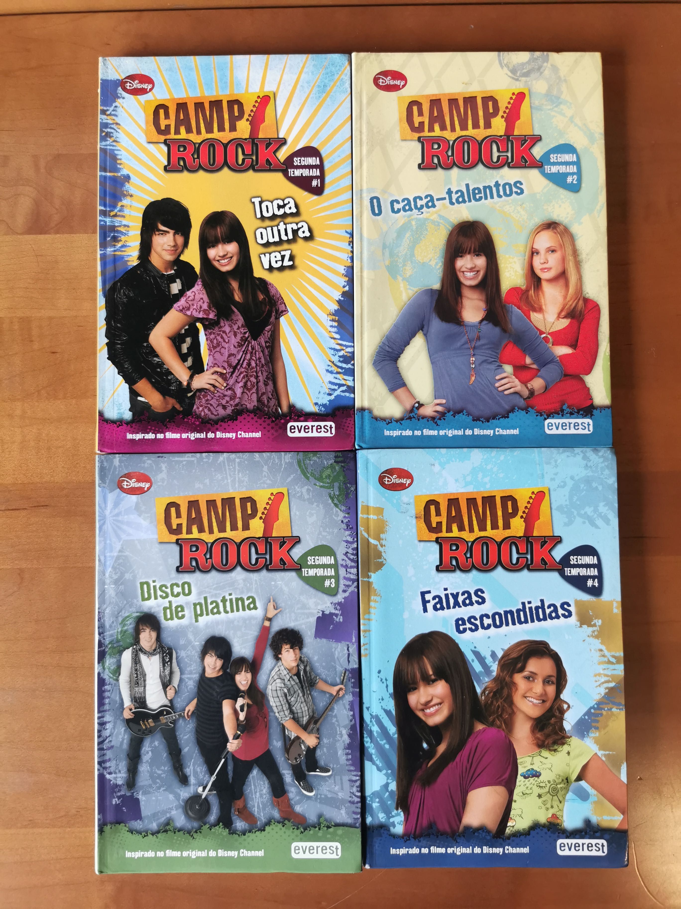 Livros Camp Rock | Segunda Temporada 1-4