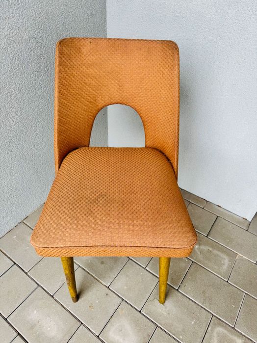 Krzesło muszelka  PRL