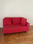 Sofá vermelho 2 lugares